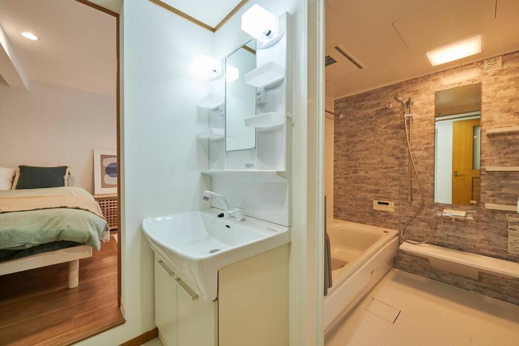 شقة 上落合ハウス Kamiochiai House طوكيو المظهر الخارجي الصورة